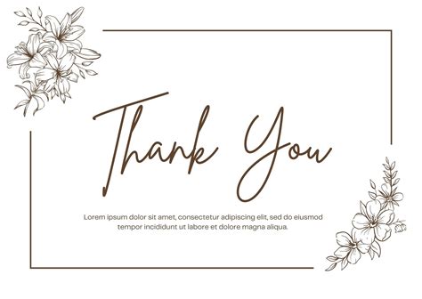 Modern Geometric Thank You Card Template