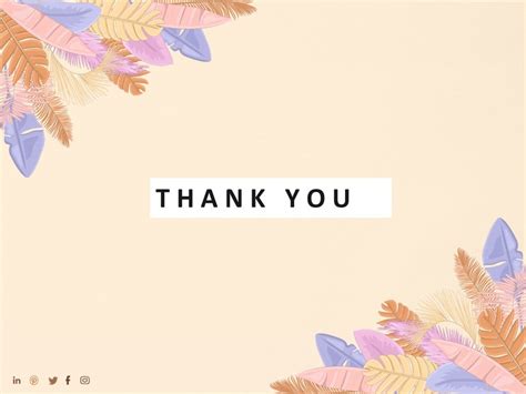 Thank You Slide Template Design