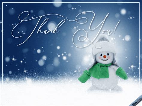 Thank You Snowman Printable