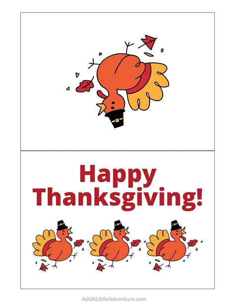 Thanksgiving Card Designs for Print