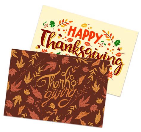 Thanksgiving Card Template Ideas