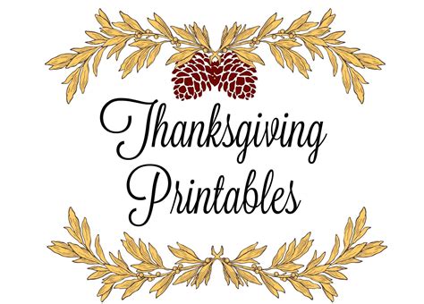 Thanksgiving Card Templates Free Printable