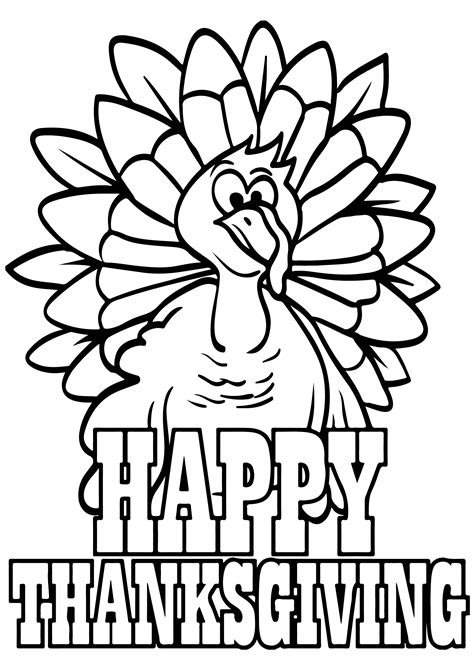 Thanksgiving Coloring Sheets to Print