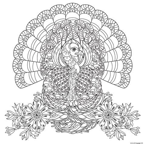 Thanksgiving Coloring Sheets for Adults