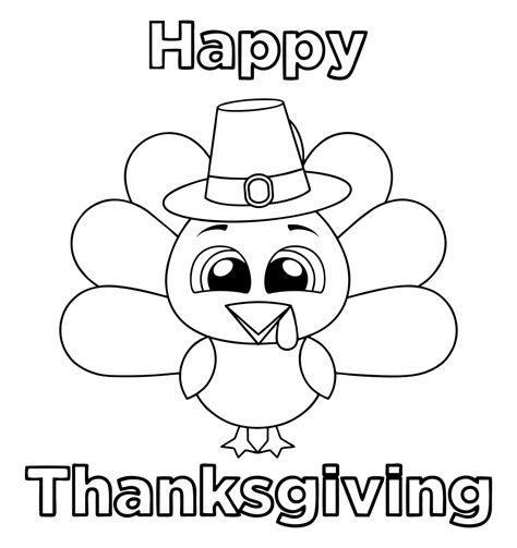 Thanksgiving Coloring Sheets PDF