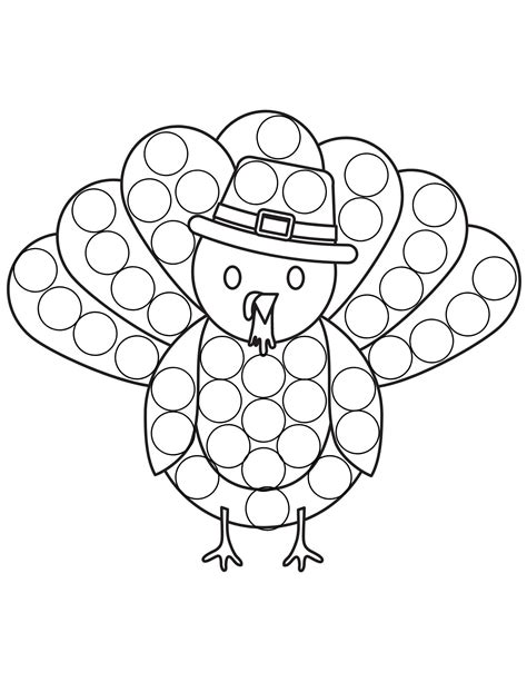 Thanksgiving Dot Marker Printables Example 3