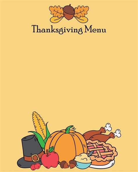 Thanksgiving Feast Template