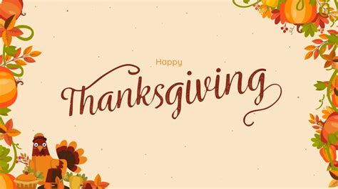 Thanksgiving Google Slides Templates