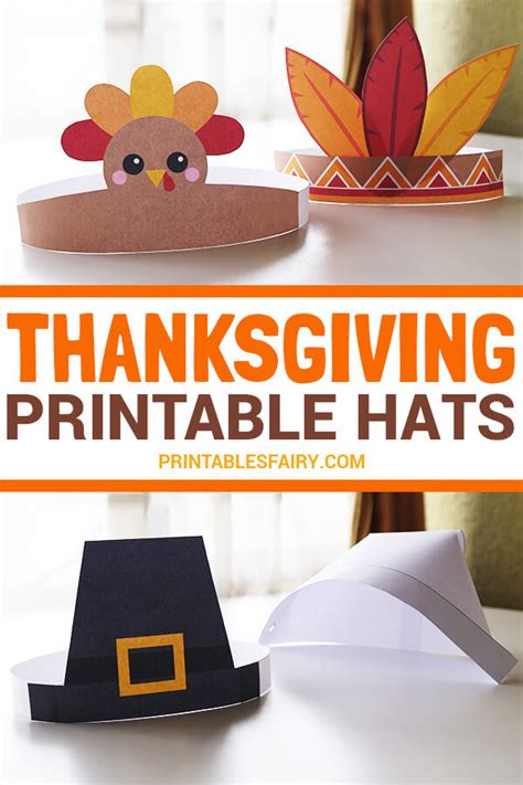 Thanksgiving Hat Printables for Kids Gallery 10