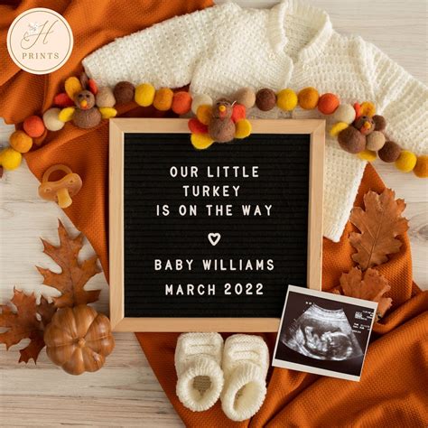 Thanksgiving pregnancy announcement ideas for grandparents