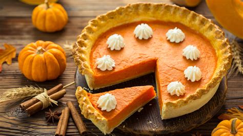 A classic pumpkin pie