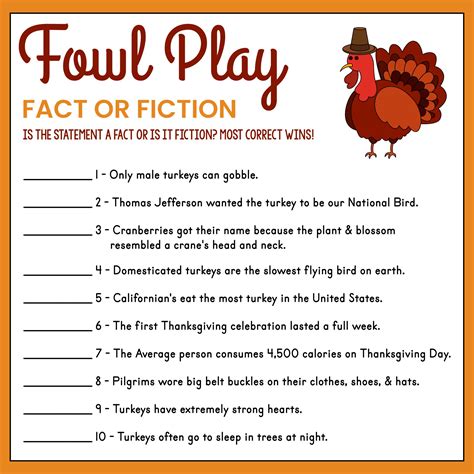 Thanksgiving Trivia Games for Parties