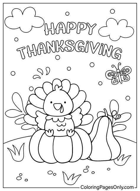 Thanksgiving Turkey Coloring Sheets