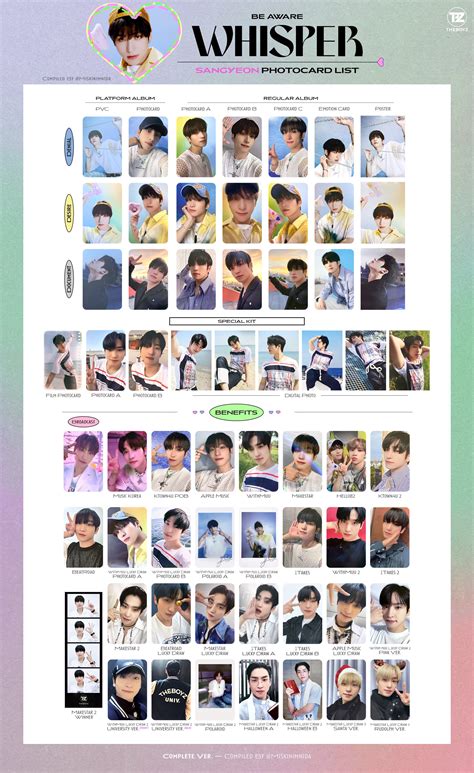 The Boyz Be Aware Photocard Template 1