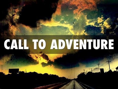 An image representing the call to adventure, where the hero receives a challenge or opportunity.