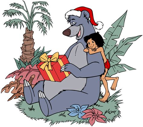 The Jungle Book Christmas coloring page