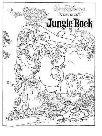 The Jungle Book Coloring Page