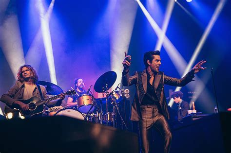 The Killers performing live