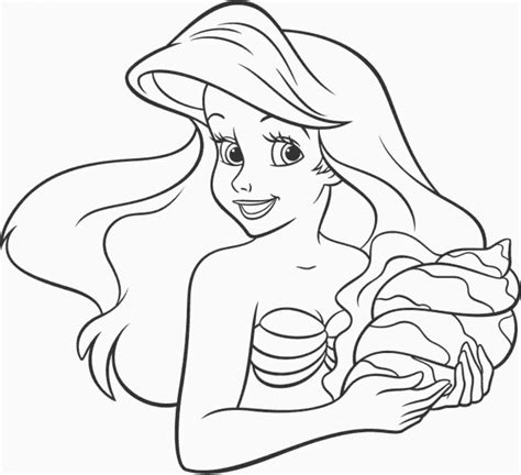 The Little Mermaid Coloring Pages for Kids