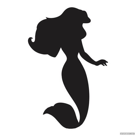 The Little Mermaid Stencil