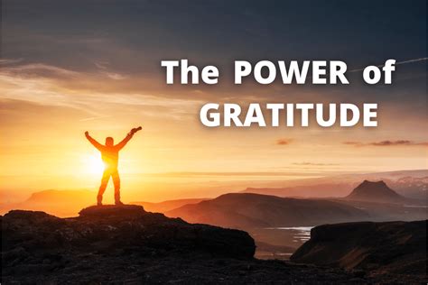 The Power of Gratitude