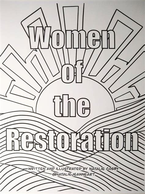 The Restoration Coloring Page