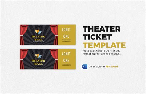 Theater Ticket Template