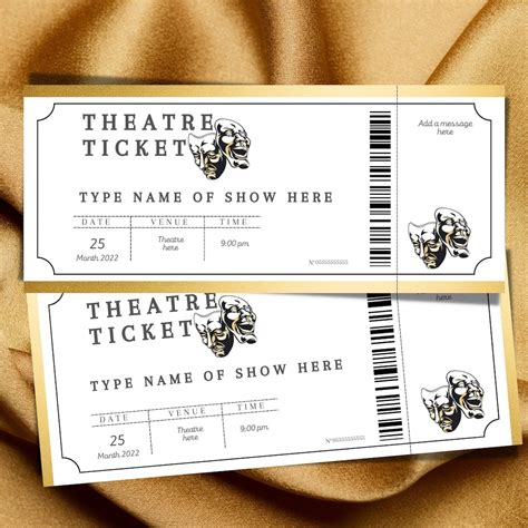 Theater Ticket Template