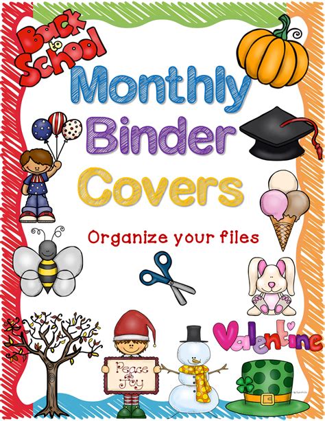 Themed binder covers