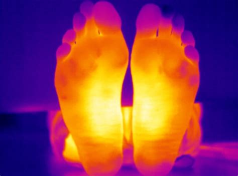 Combat footage captured using thermal imaging technology