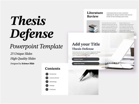 Thesis Defense PowerPoint Template Example 1