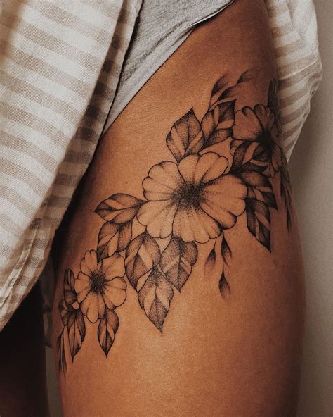 Thigh tattoo ideas for girls