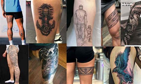 Thigh tattoo ideas for men with meaning