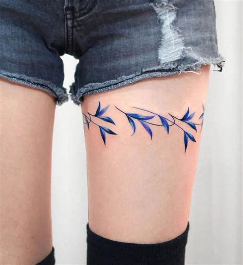 Thigh tattoos for girls