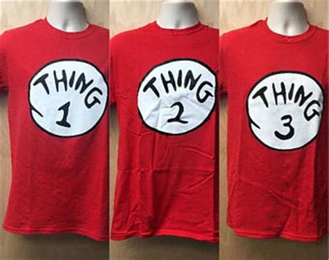 Thing 1 and Thing 2 Printable T Shirt Template