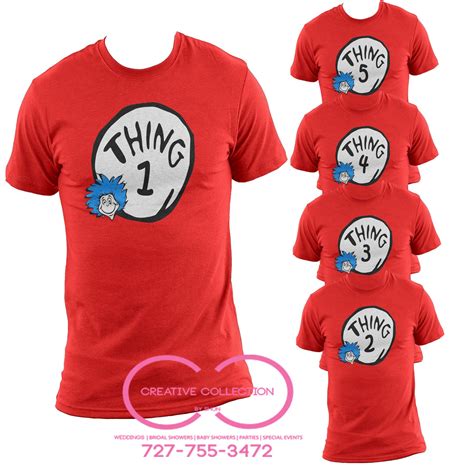 Thing 1 and Thing 2 T Shirt Design