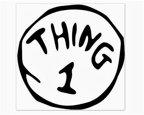 Thing 1 and Thing 2 T Shirt Template 1