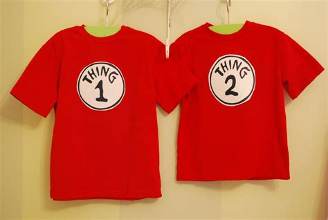 Thing 1 and Thing 2 T Shirt Template 10