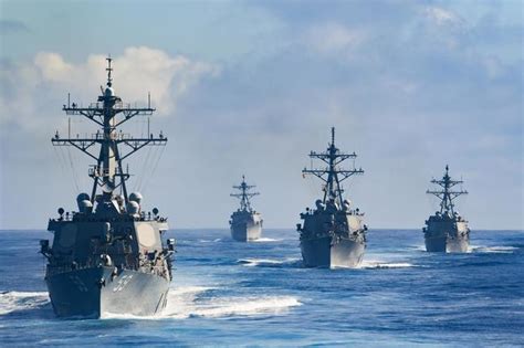 Third Fleet ships operating in the Pacific Ocean