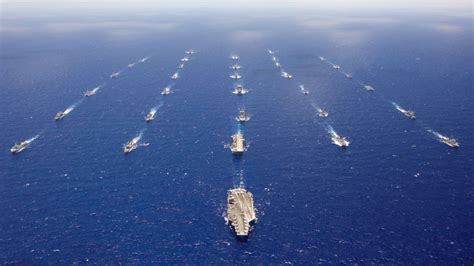 Third Fleet ships operating in the Pacific Ocean