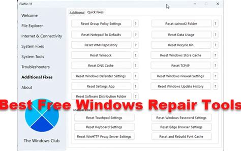 Third-Party File Repair Tool