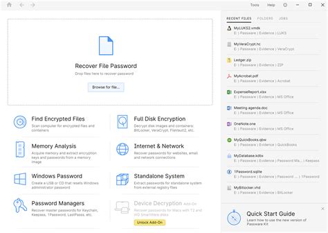 Third-party password recovery tool