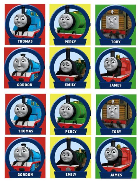 Thomas and Friends Characters to Print and Play