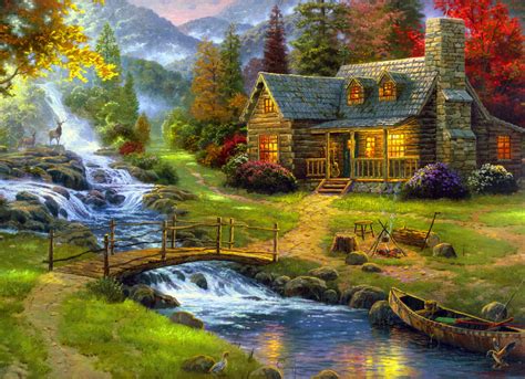 Thomas Kinkade's artwork