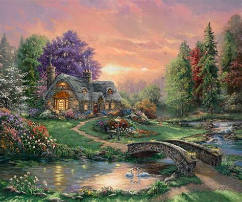 Thomas Kinkade's artwork for sale