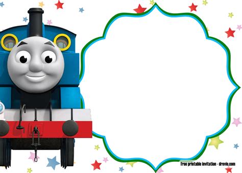 Thomas Train Birthday Invitation Templates Free