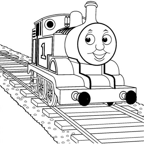 Thomas Train coloring page 1