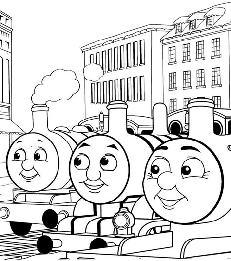 Thomas Train coloring page 3