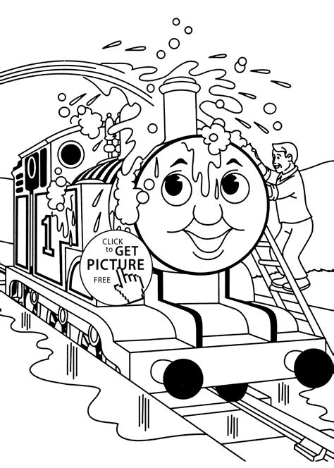 Thomas Train coloring page 4