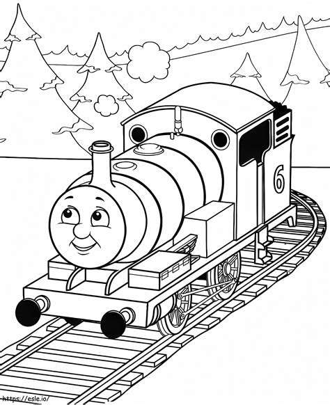 Thomas Train coloring page 5